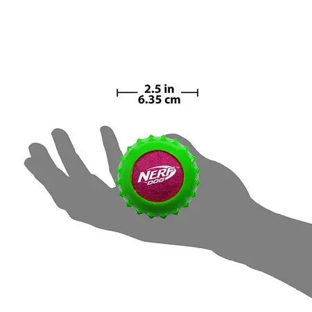 NerfDog Tennis Armour Ball Dog Toy Assorted 6.35cm