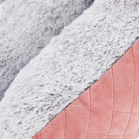 All Day Modern Luxe 2.0 Quilted Dog Basket Pink