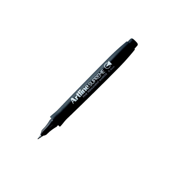 1x Artline Supreme Permanent Markers 0.4mm - Black