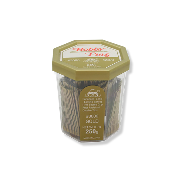 555 Bobby Pins No.3000 2" Gold
