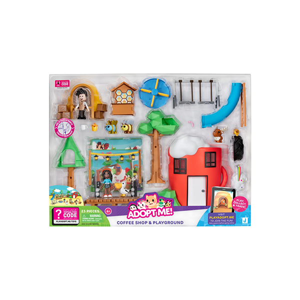 Adopt Me Coffee Shop and Playground Large Playset