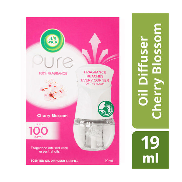 Air Wick Pure Cherry Blossom Fragrance Infused With Essential Oil 19mL | 1 pack