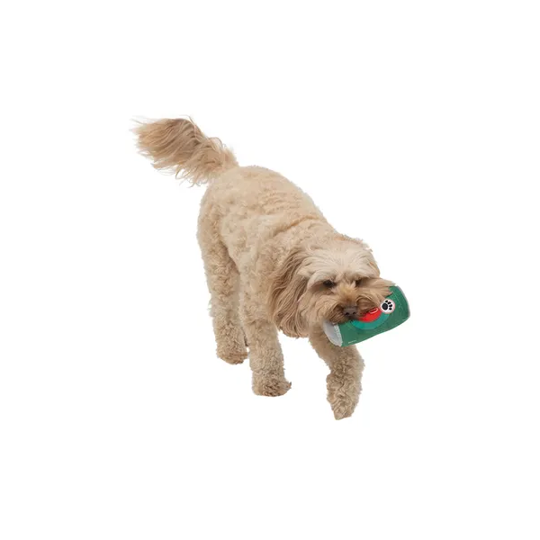 All Day Good Dog Plush Tail Ale Can Dog Toy