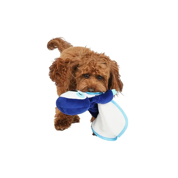 All Day Sloth Comfort Puppy Toy Blue
