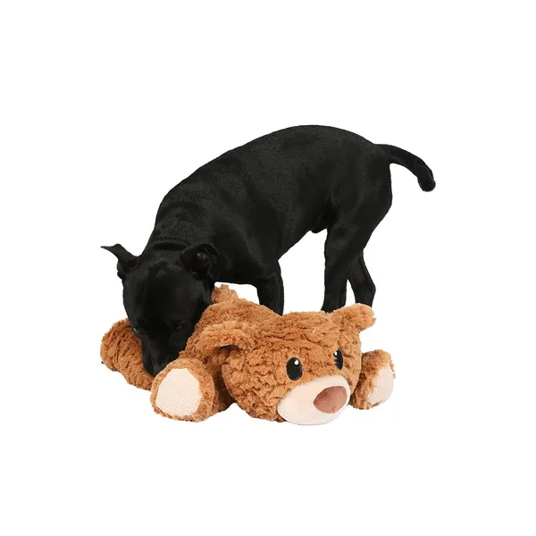 All Day Snuggle Bear Dog Toy Brown