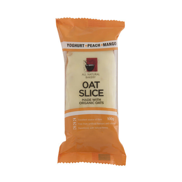 All Natural Bakery Yoghurt, Peach & Mango Oat Slice | 100g