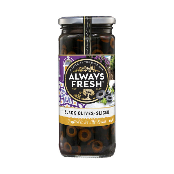 Always Fresh Olives Black Sliced | 440g
