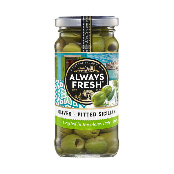 Always Fresh Sicilian Olives Pitted | 230g