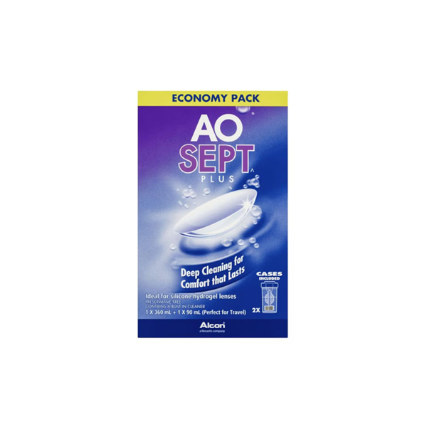 AoSept Plus Economy Pack 360ml + 90ml