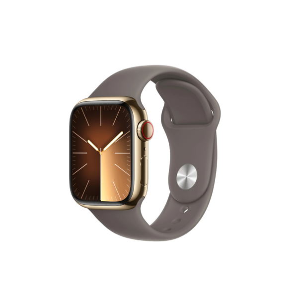 Apple Watch Series 9 41mm Gold Stainless Steel Case GPS + Cellular (M/L)