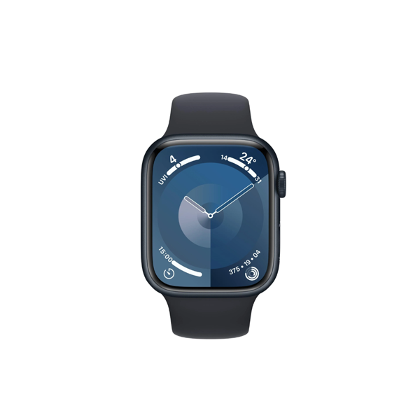Apple Watch Series 9 45mm Midnight Aluminium Case GPS (S/M)