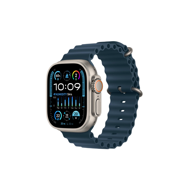 Apple Watch Ultra 2 49mm Titanium Case GPS + Cellular Ocean Band (Blue)