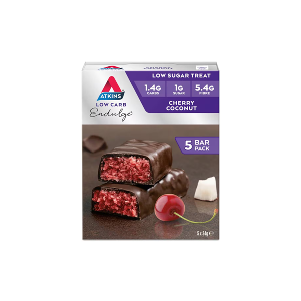 Atkins Endulge Cherry Coconut Bars 5 Pack