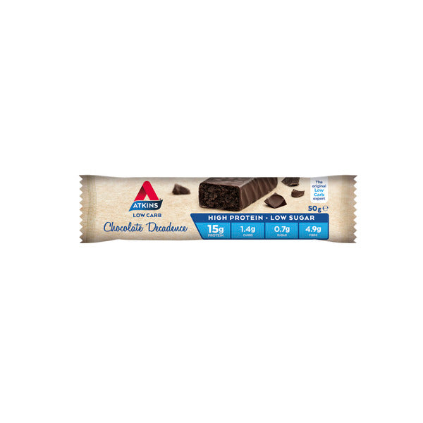 Atkins Low Carb Bar Chocolate Decadence | 50g x 2 Pack