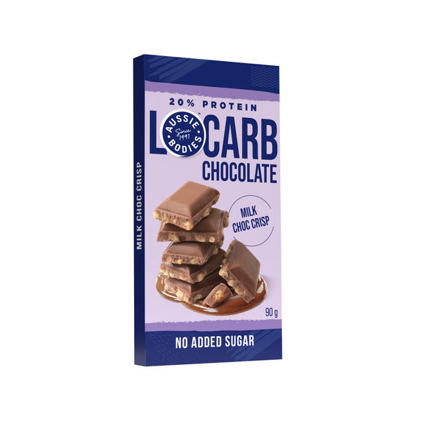 Aussie Bodies Lo Carb Chocolate Milk Crisp | 90g