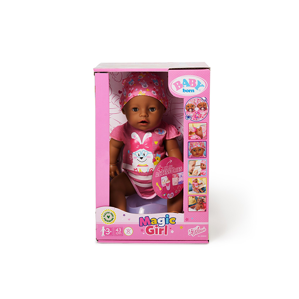 Baby Born Magic Girl Brown Eyes 43cm