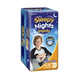 Babylove Sleepy Night Pants 8-15 Years 27-57Kg | 8 pack