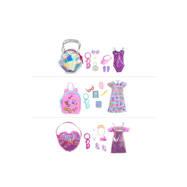 Barbie Clothes, Deluxe Bag with Outfit and Themed Accessories