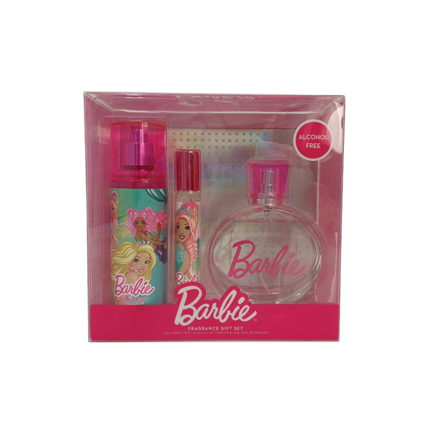 Barbie Mermaid Eau De Parfum 50ml 3 Piece Set