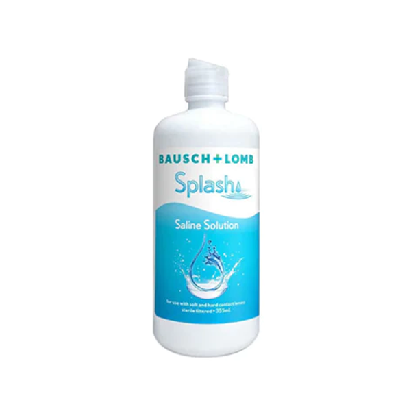 Bausch & Lomb Splash Saline Solution 355ml