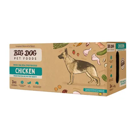 Big Dog Barf Chicken Dog Patties 3kg