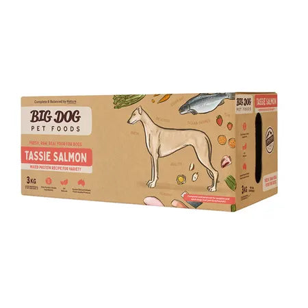 Big Dog Barf Tas Salmon Dog Patties 3kg