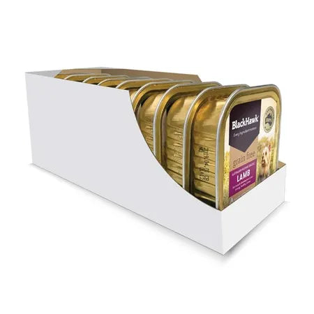 Black Hawk Grain Free Lamb Adult Dog Can 100gx9