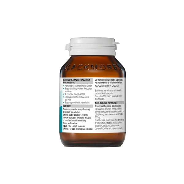 Blackmores Omega Brain Health 60 Capsules