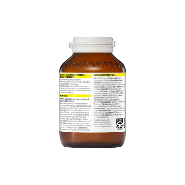 Blackmores Pregnancy and Breast-Feeding Gold 120 Capsules