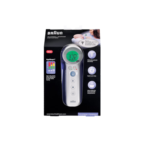 Braun Touchless + Forehead Thermometer BNT4