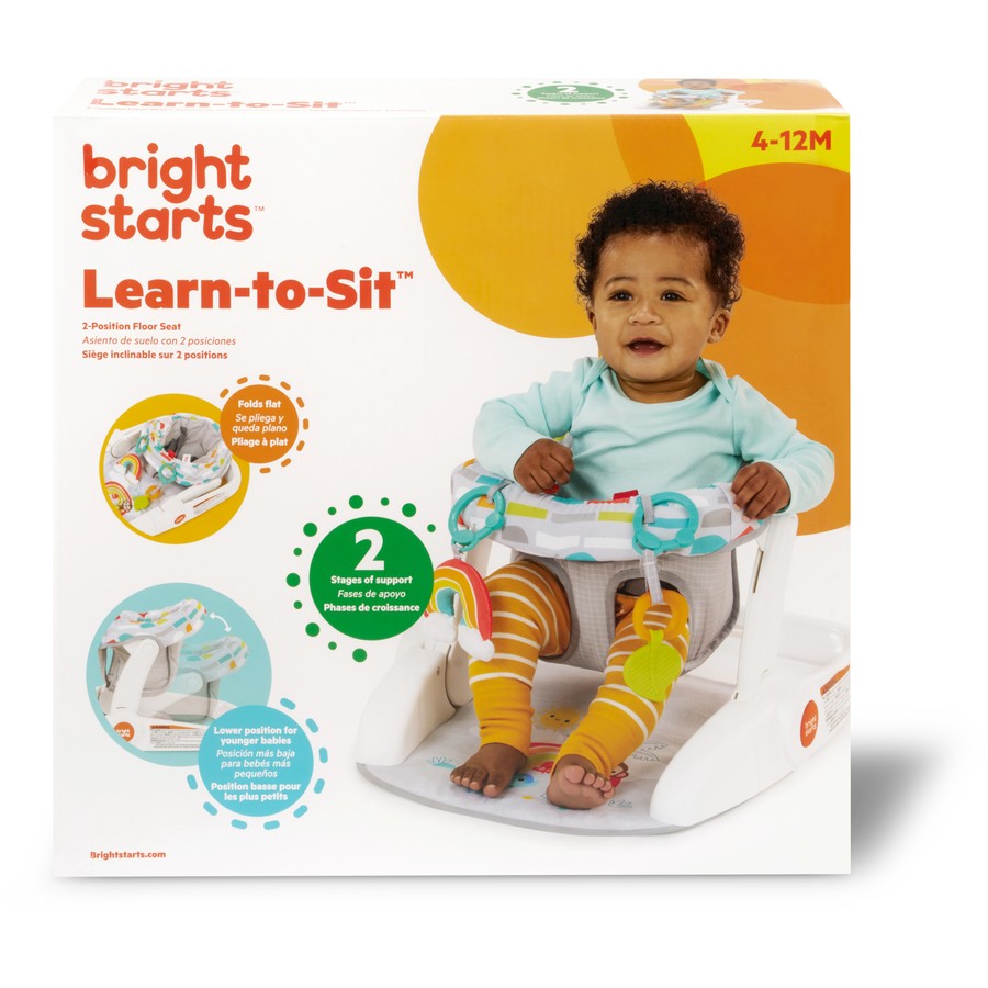 Bright Starts Playful Paradise Learn-to-Sit 2-Position Floor Seat