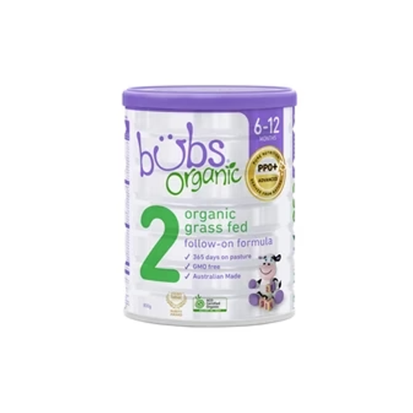 Bubs Organic Grass Fed Formula Stage 2 Follow On | 800g
