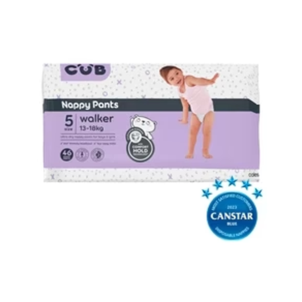 CUB Nappy Pants Walker Size 5 Jumbo | 46 pack