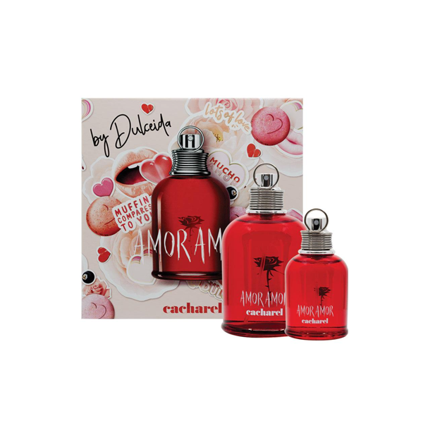 Cacharel Amor Amor Eau De Toilette 100ml & 30ml 2 Piece Set