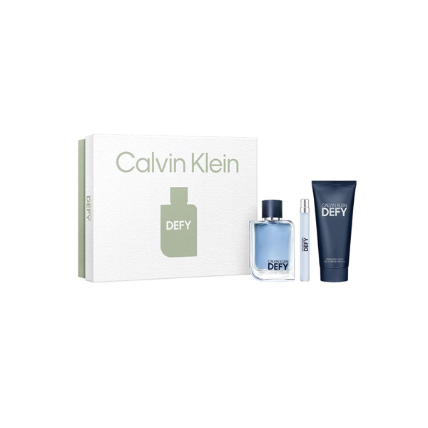 Calvin Klein Defy Eau De Toilette 100ml 3 Piece Set