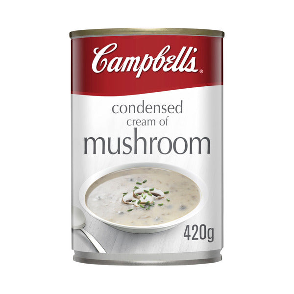 Campbell S Condensed Soup Can Cream Of Mushroom 420g Shop And Dispatch