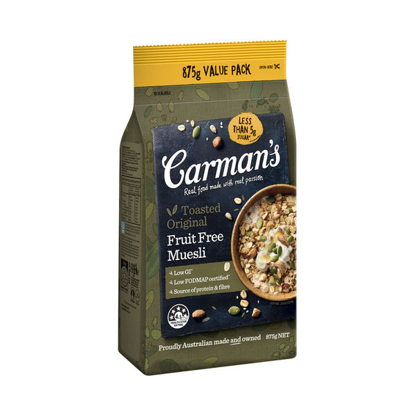 Carman's Original Fruit Free Muesli | 875g