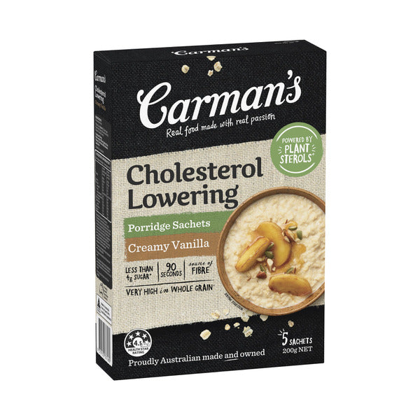 Carman's Porridge Oats Sachets Cholesterol Lowering Creamy Vanilla 2 Shop & Dispatch