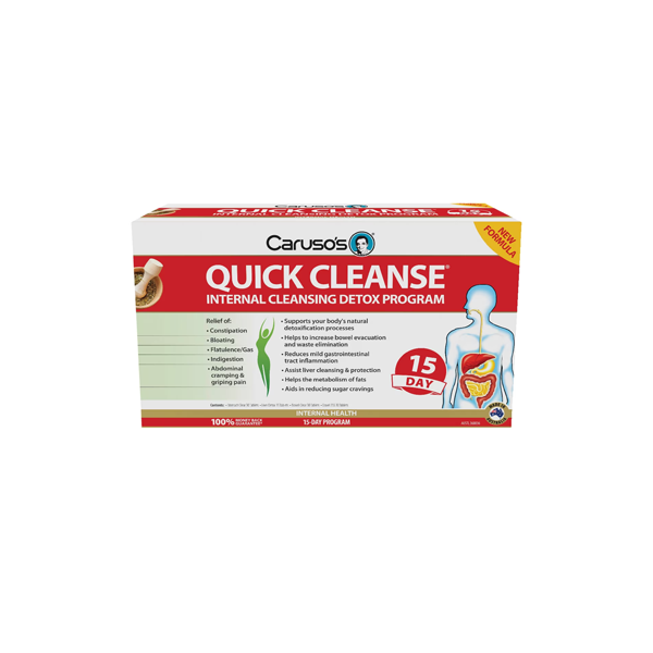 Carusos Quick Cleanse 15 Day Detox Program (New Formula)