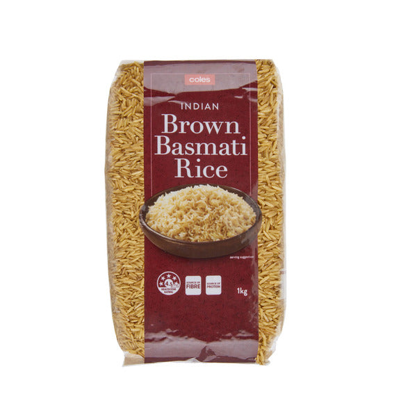 Coles Brown Basmati Rice | 1kg