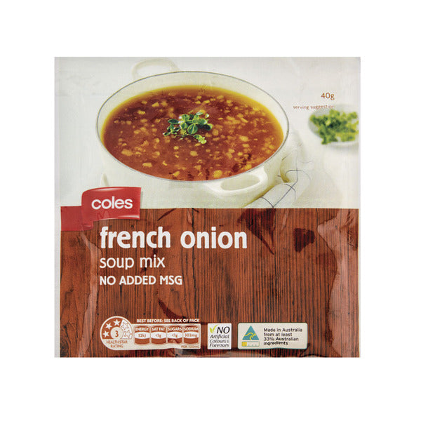 Coles French Onion Soup | 40g x 2 Pack