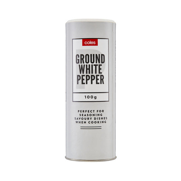 Coles Ground White Pepper 100g Shop & Dispatch