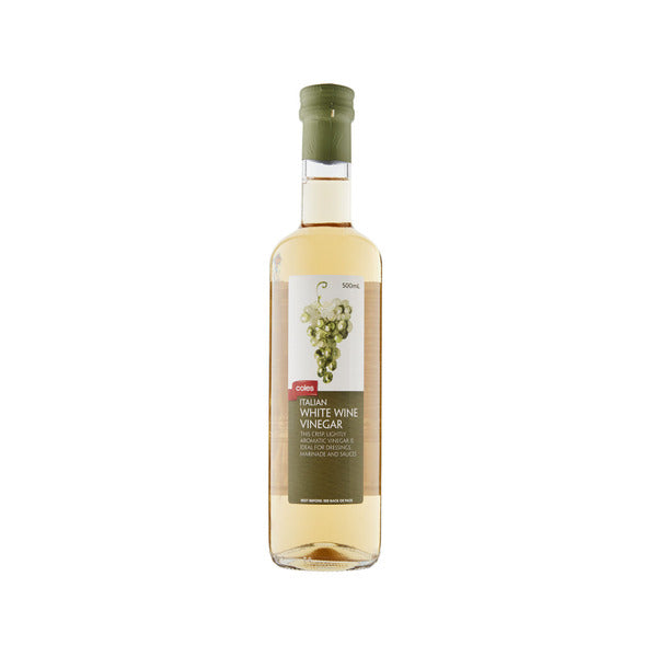 Coles Italian White Wine Vinegar | 500mL