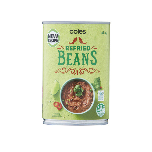 Coles Refried Beans 454g Shop & Dispatch