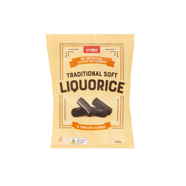 Coles Soft Liquorice | 300g