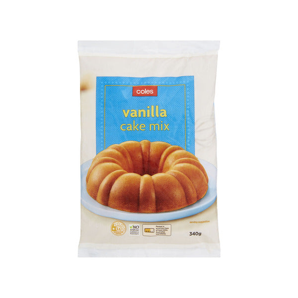 Coles Vanilla Cake Mix | 340g x 2 Pack