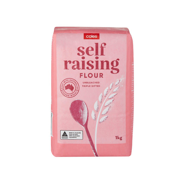 Coles White Self Raising Flour | 1kg
