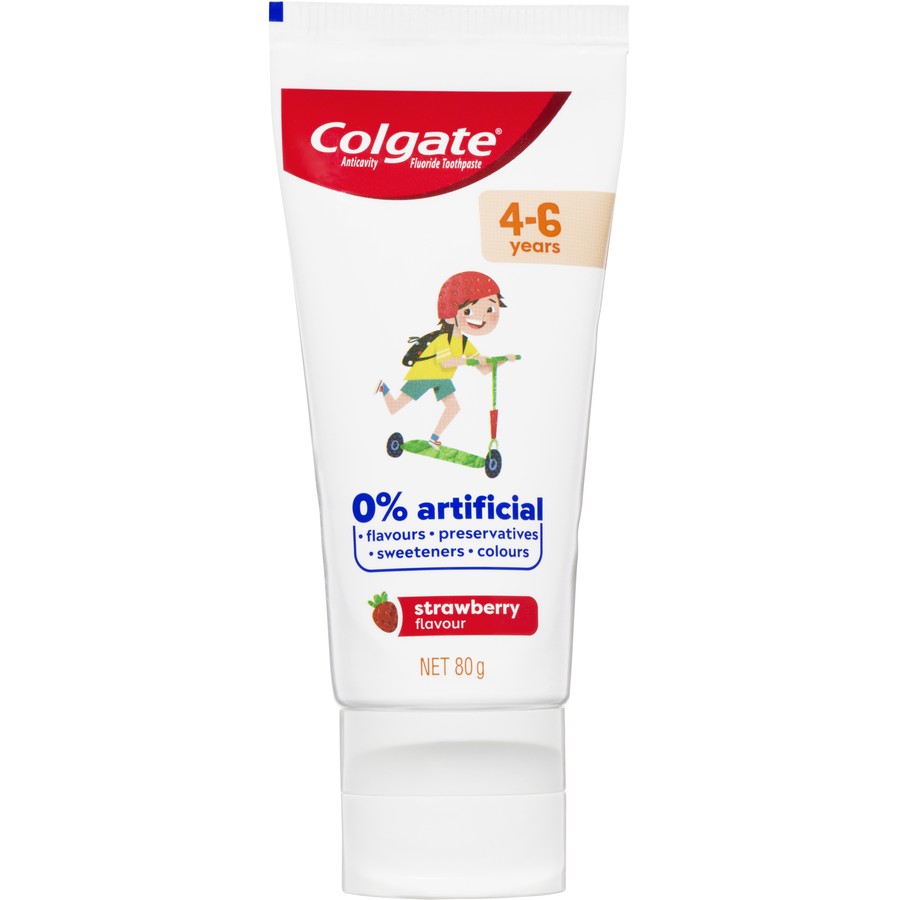 Colgate Kids Anticavity Toothpaste for Children 4-6 Years 80g - Strawberry Flavour