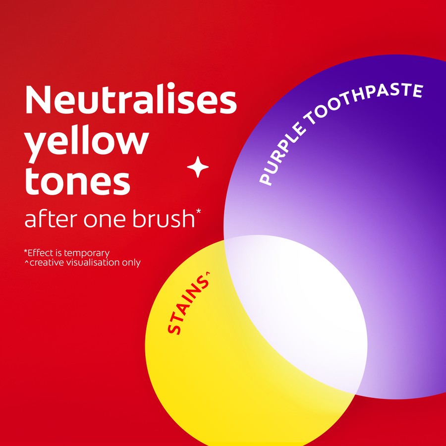 Colgate Optic White Purple Teeth Whitening Toothpaste 100g