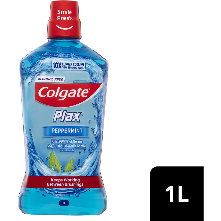 Colgate Plax Mouthwash 1L - Peppermint